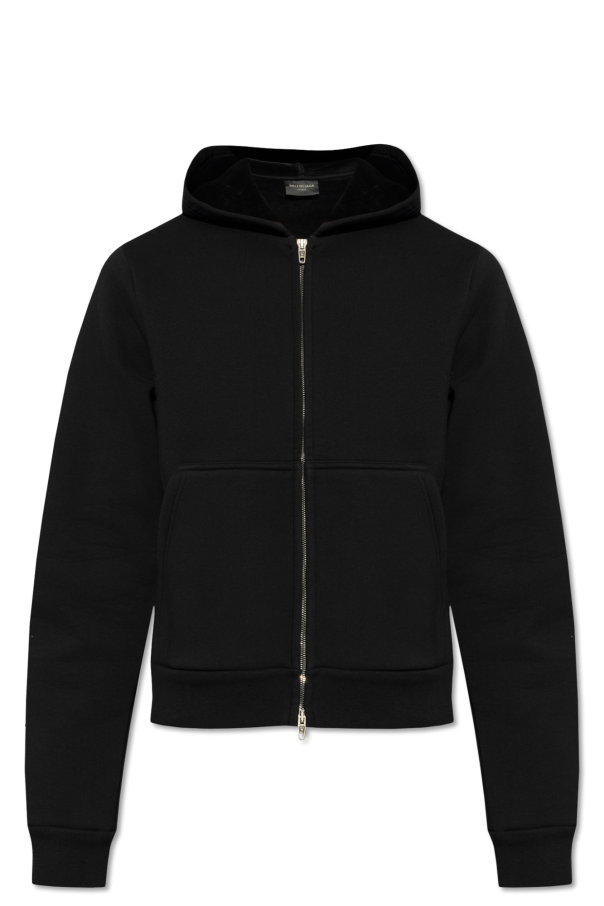 Cropped fitted hoodie best sale